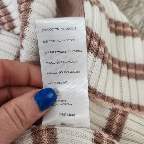 Free People Vista Cardi Collared Button Front Ribbed Duster Cardigan Women's XL‎ - Picture 7 of 10